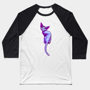 Galaxy Cat Baseball T-Shirt